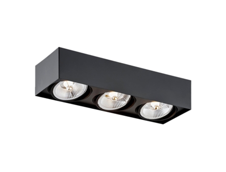 Foco Teto 3 Chamas Aragon Rodos Plus 3 X 12W Gu10 / Ar111 / Led