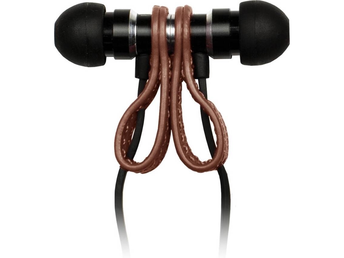 Auriculares com Fio METERS Magnetic (In Ear - Microfone - Castanho)