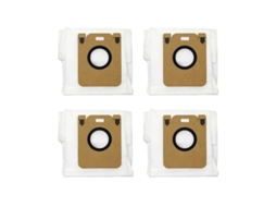 Conjunto De 4 Sacos Para Aspirador Pó Robô Bot D10 Plus Rls3d Peças Reposição Tuotuo