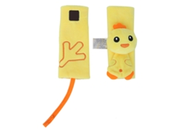 2pcs Protetor De Cinto De Segurança De Carro Cartoon Galinha Para Bebê Algodão 16x16cm