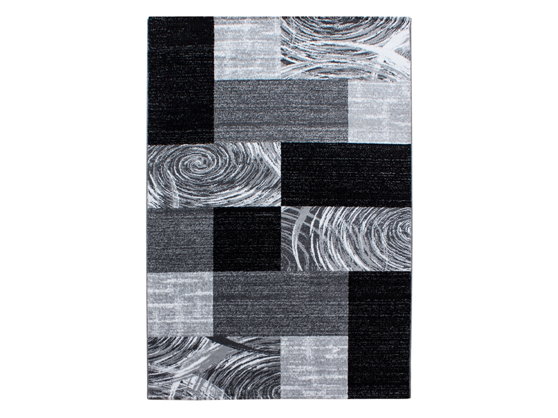 Parma Jawa Tapete Pelo Curto Retangular 140x200cm Preto