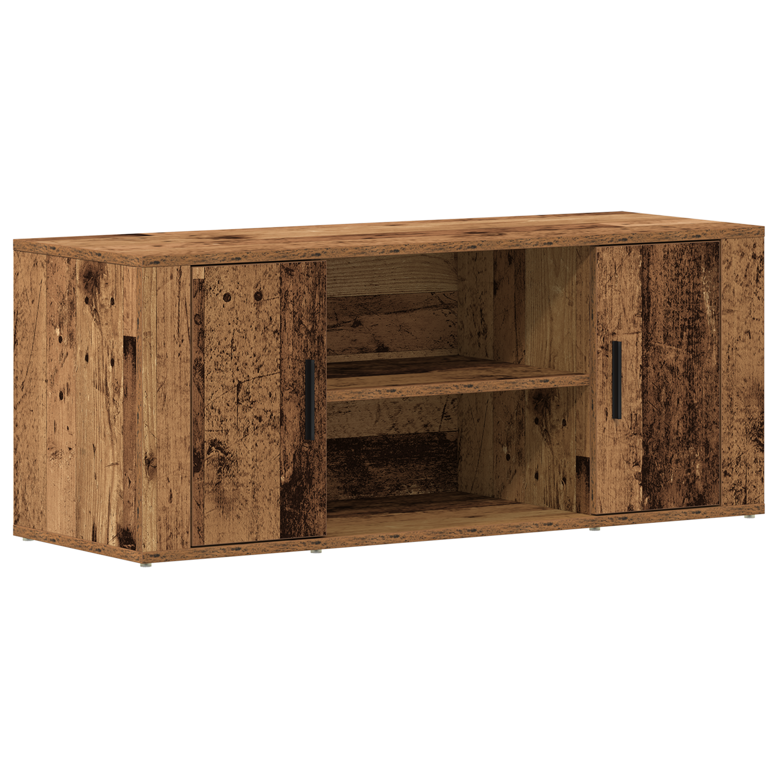 Conjunto 1 Armário Moderno Vidaxl Castanho Derivados De Madeira (100 X 35 X 40 Cm)