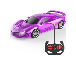 Brinquedo Telecomandado Eifson- Carro De Drift - 2.4ghz - Veículo De Corrida Recarregável De Alta Velocidade Com Farol - Roxo
