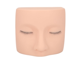 Cabeça De Boneca Para Prática De Alongamento De Cílios Realista Pvc Reutilizável