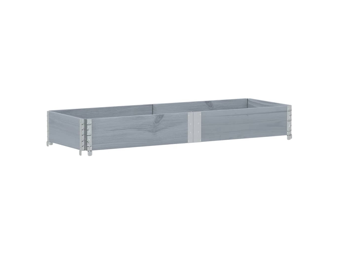 Pallet Collar, Pallet Collars Vidaxl Cinzeto Madeira (150 X 50 Cm)