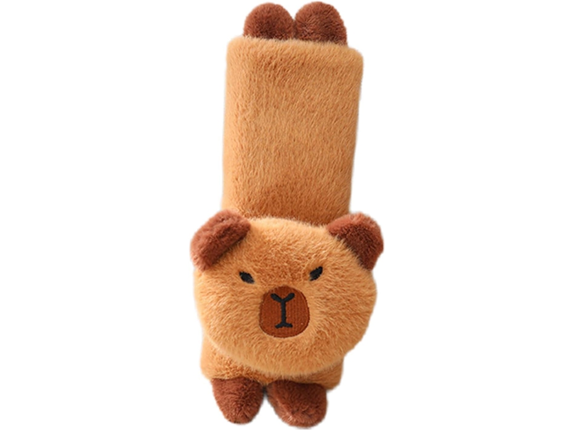 Almofada de Encosto Cabeça para Carro com Design Capivara Suporte Pescoço Viagem Crianças, Macia CHABERLU
