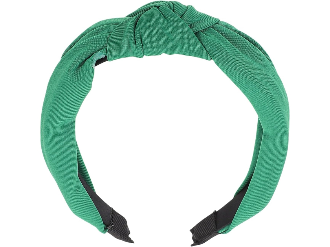 Tiara Verde Com Nó Para Mulheres, Acessório Elegante para Cabelo.