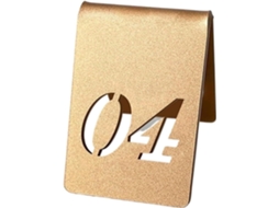 Placas De Acrílico Com Números Mesa, Suportes De Mesa Acrílico Dupla Face, Partículas Douradas, Para Festas De Casamento