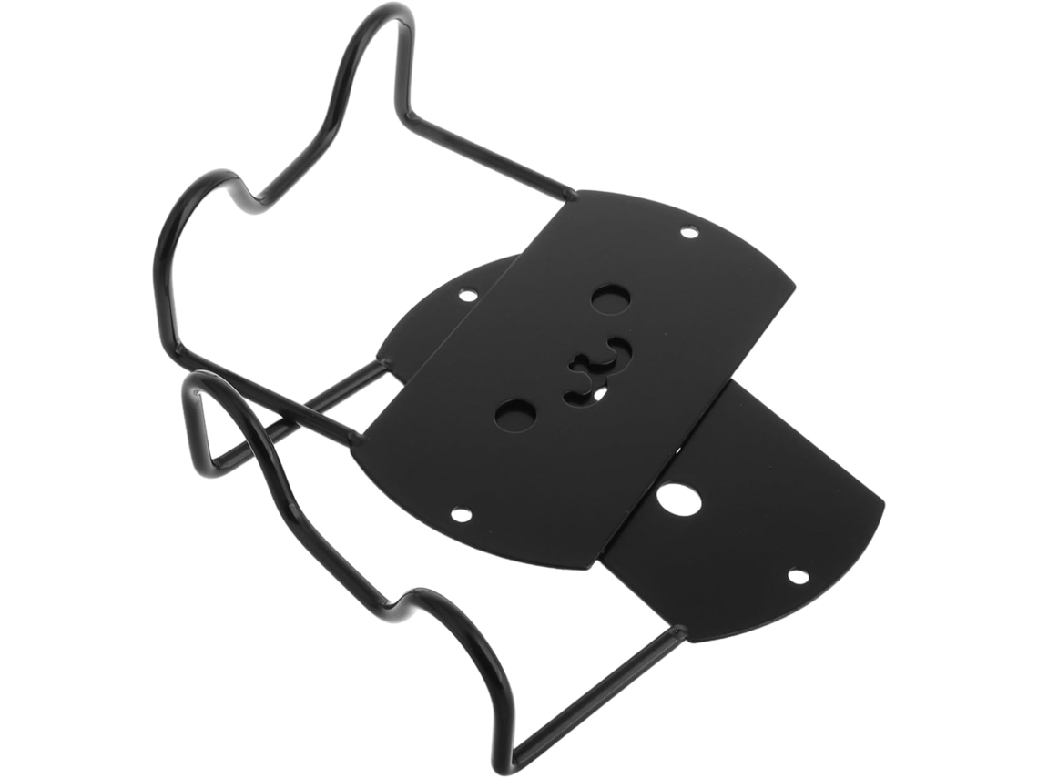 Suporte de colchão Valiclud em ferro preto, barra ajustável para fixação em estruturas de cama de metal, pacote com 2 peças.