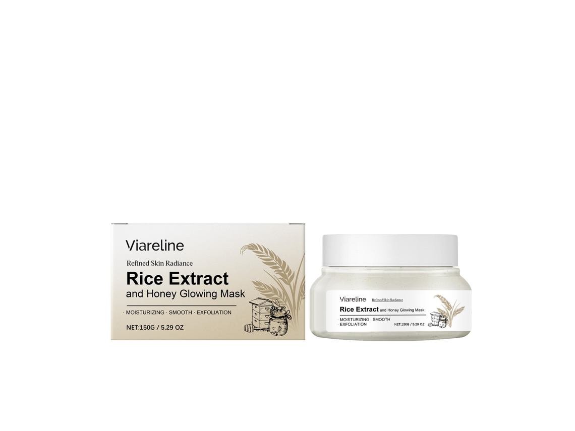Máscara Clareadora com Mel e Arroz para Luminosidade da Pele LAXISCREED
