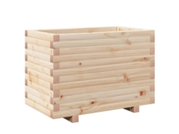 Garden Planter, Garden Planters Vidaxl Marrom Madeira De Pinho (70 X 40 X 49.5 Cm)