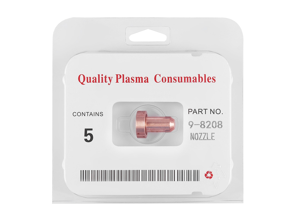 5 Peças De Bico De Plasma 9-8208 40a Para Soplete De Corte Plasma Thermal Dynamics Sl60/100