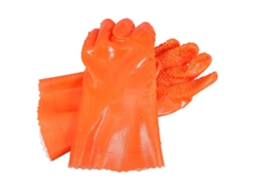 Luvas de Trabalho Kichouse em Pvc para Homens, Antiderrapantes,s a Óleo e com Proteção Reforçada para Uso Externo e CHABERLU