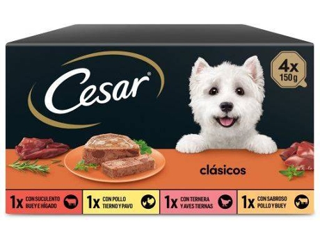 Ração para Cães  (8x150 g - Húmida - Sabor: Carnes)