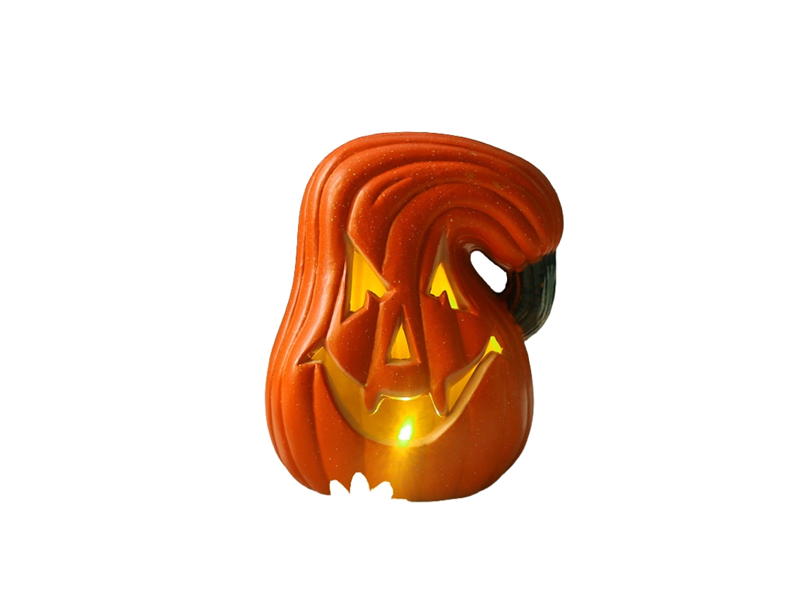 Laxiscreed Abóbora De Halloween Led Iluminada Para Decoração De Interior E Exterior, 5.5 Polegadas, Design Divertido