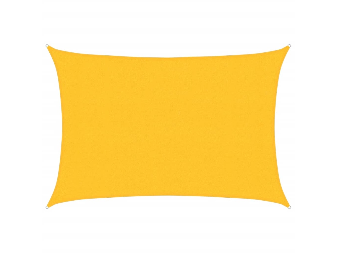 Toldo vela VIDAXL Amarelo (3x4 m)