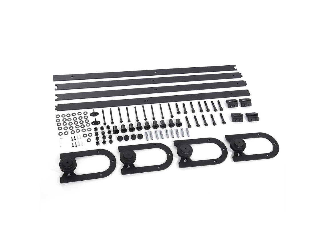 Ferragens com roletes para Celeiro Porta Americano (Adequadas para pesos elevados e tamanhos extragrandes)