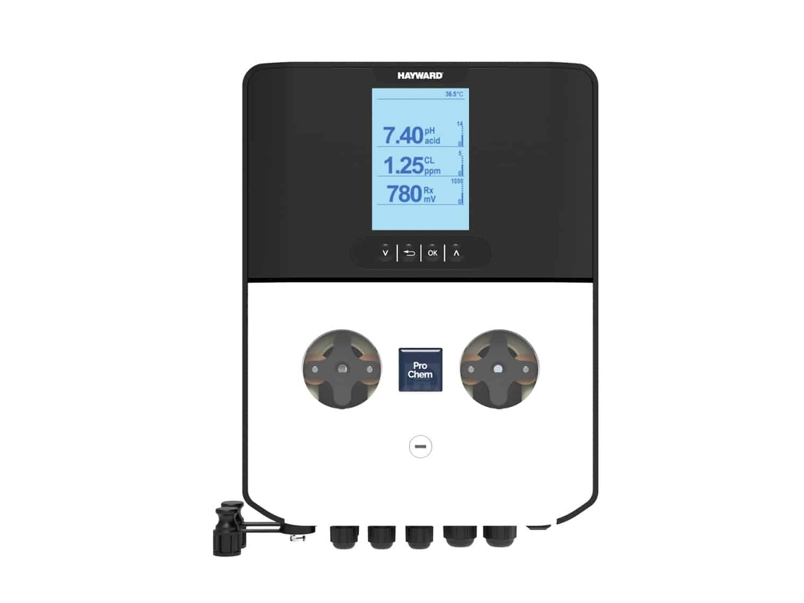 Sistema Hayward Pro Chem de Controle Automático de Produtos Químicos com Dosagem Exata de Cloro e pH - Membrana Ph-cl