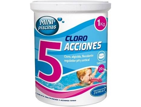 Pastilhas de Cloro  5 Ações Granulado (1 Kg)