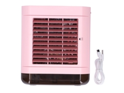 Ventilador Portátil Usb Mini Ar Condicionado Rosa