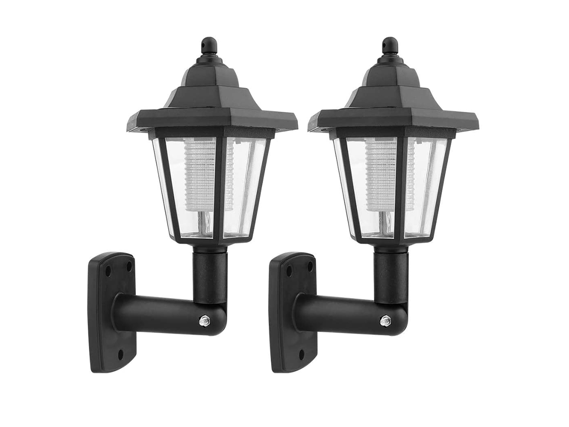 Solar Led Luz de Parede de Indução Gramado Jardim Parque Decoração Paisagem Hexagonal Ajustável Ao Ar Livre