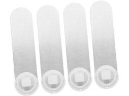Conjunto De 4 Suportes Aço Inoxidável Para Mosquiteiro, Base Resistente E Leve Para Cortinas De Cama, Quartos E Camping