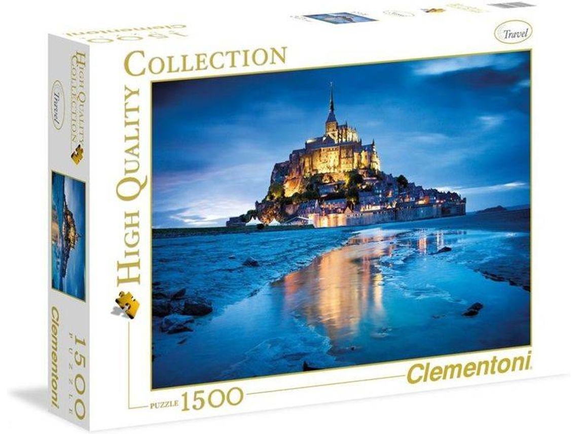 Puzzle CLEMENTONI Mont Saint Michel (1500 Peças)