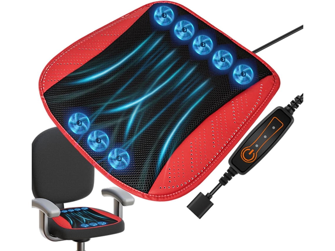 Tapete De Assento De Carro Com Sistema De Resfriamento Ventilado E Porta Usb.
