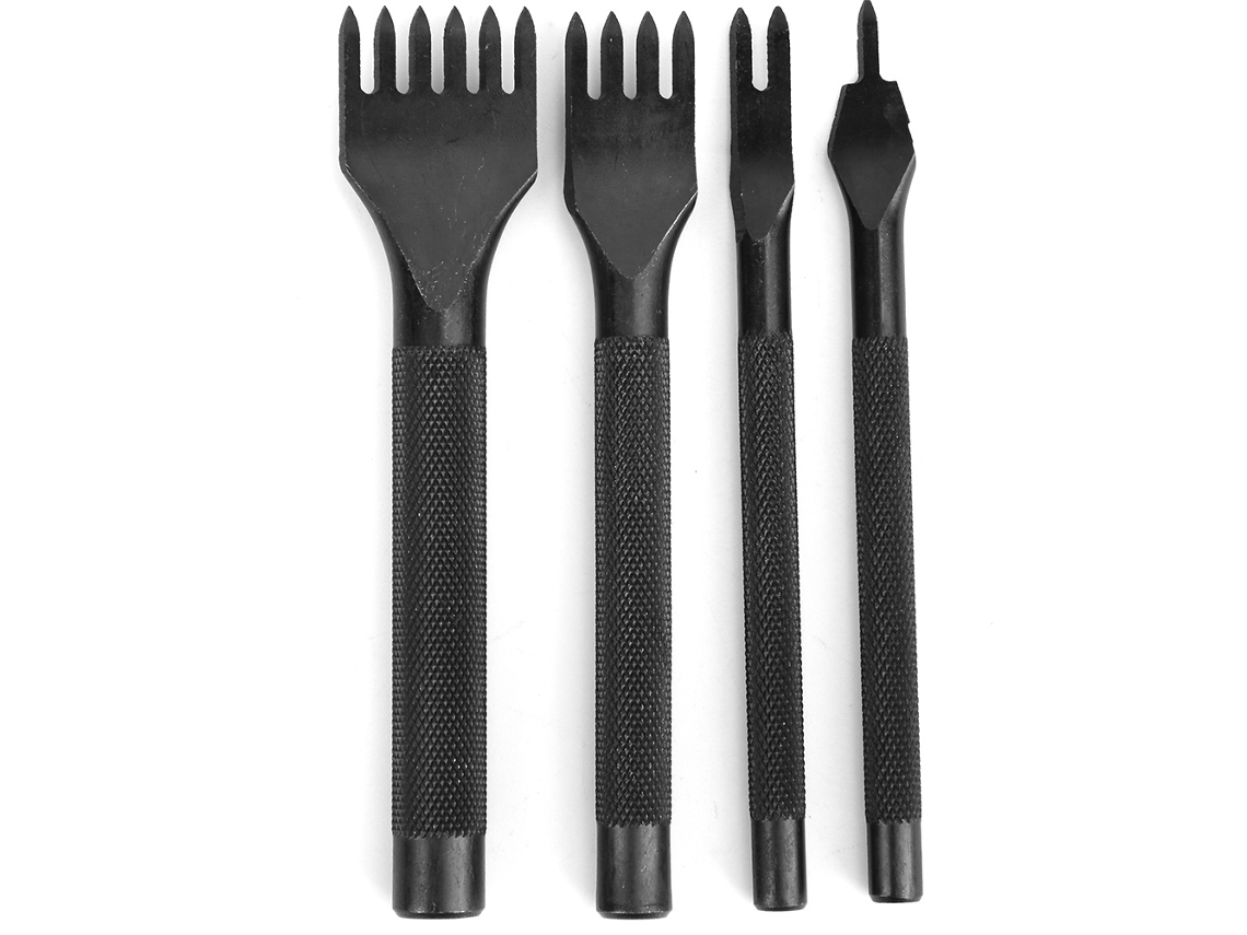 Kit 4 Pontas Escova Ferro Galvanizado Preto Diy