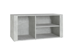 Sapateira Madeira Processada Cinzento Cimento MAISON EXCLUSIVE 100x35x45 cm