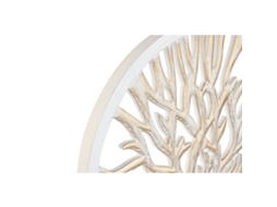 Figura Decorativa Home Esprit Branco Bege Árvore Decapé