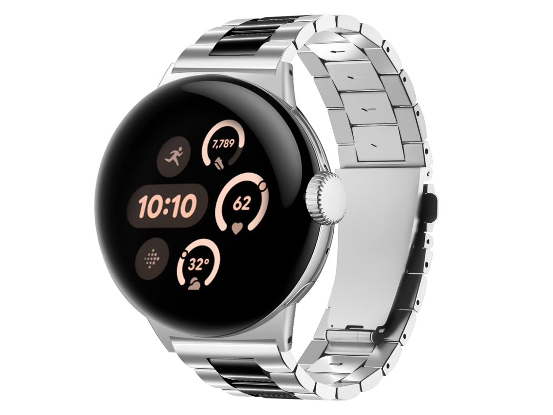 Bracelete Para Google Pixel Watch 1/2, Resistente E Em Aço Inoxidável, 41mm（estilo 3）czhhmart