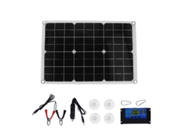 Laxiscreed Painel Solar 20w 18v Com Controlador 60a Para Carros E Iates, Energia Renovável Eficiente