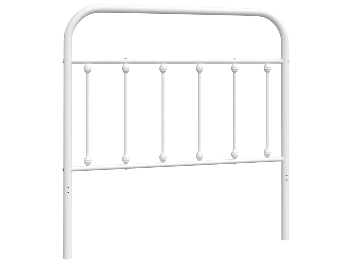 Headboard, Headboards Vidaxl Branco Aço (100 Cm)