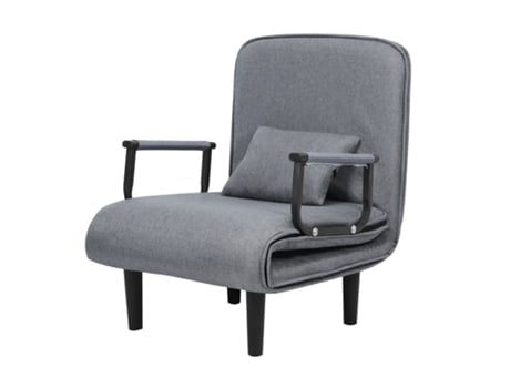 Sofá Cama Individual Convertível Sofá Cama Conversível 3 Em 1 Ajuste Do Encosto Espuma Confortável Montagem Fácil Biplut