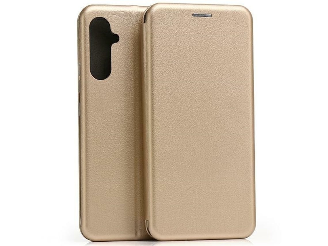 Capa para Samsung Galaxy A54 5G BELINE Pele Sintética Magnética Dourado
