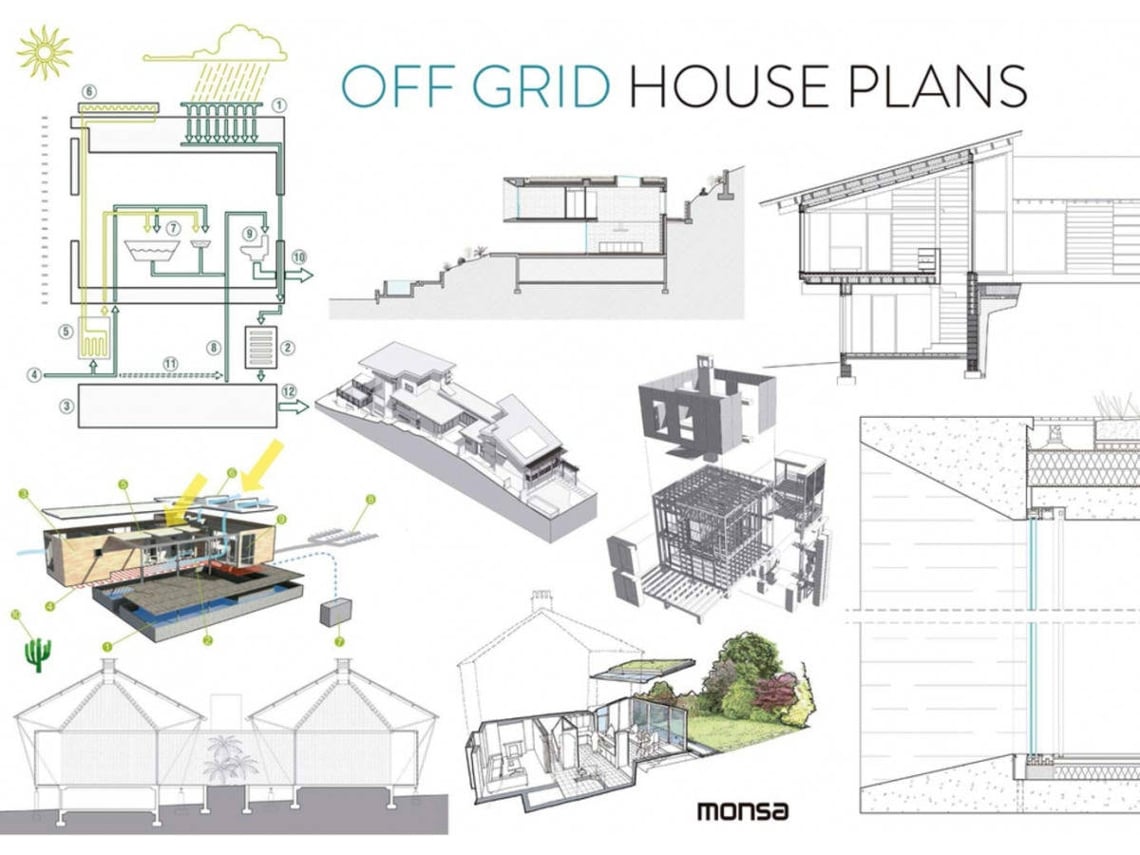 Image showcasing Sustainable Off-Grid House Plans: Empowering Self-Reliant Living