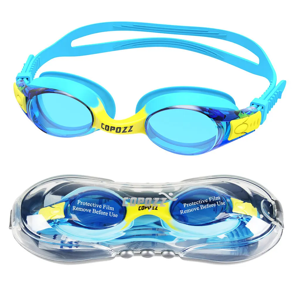 Óculos de Natação MDUG à Prova D'água, Antiembaçantes, Lentes Coloridas para Crianças | MDUG