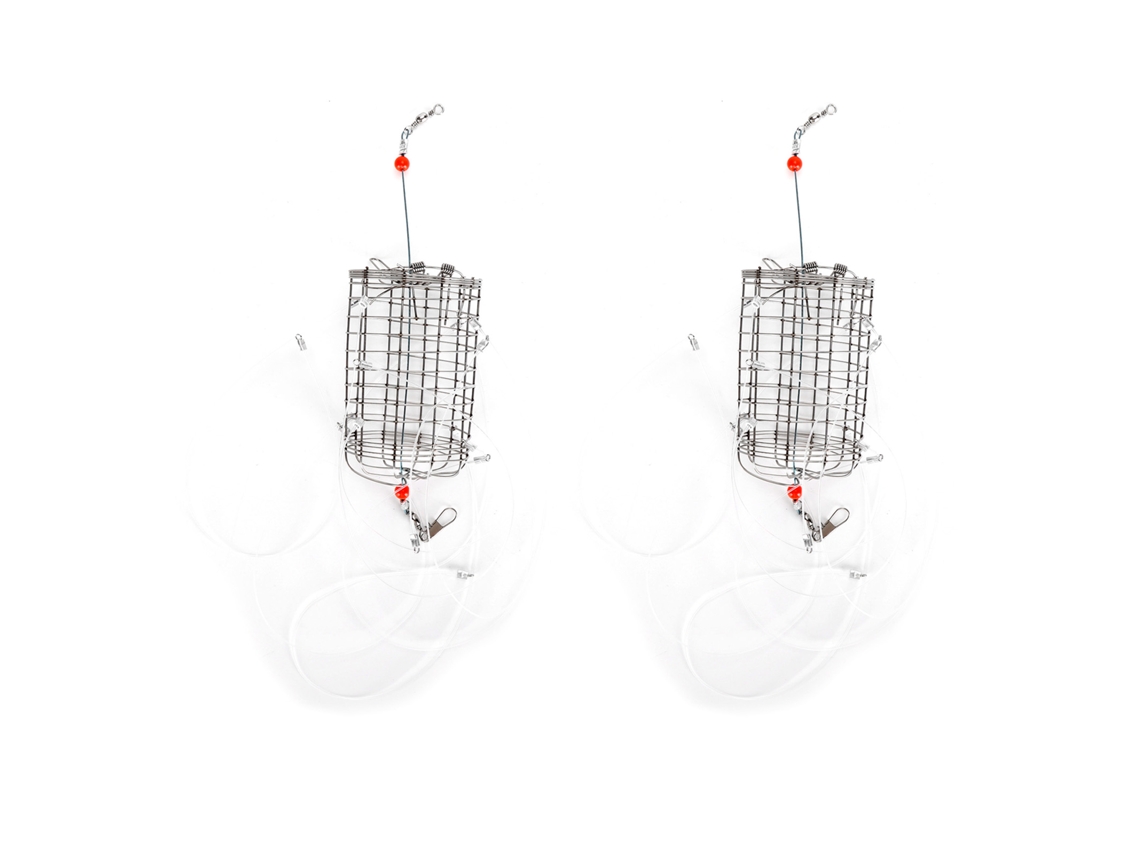 Armadilhas de Caranguejo com 8 Laços 2pcs