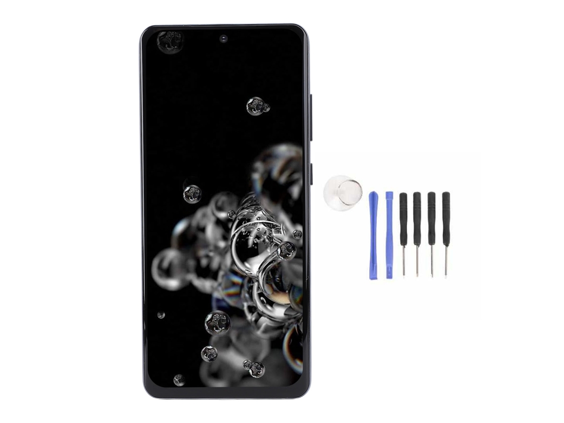 Tela de Exibição Lcd com Toque para Montagem de Tela do Telefone Móvel Samsung Galaxy S20 Ultra de 6,9 Polegadas EOOCOO