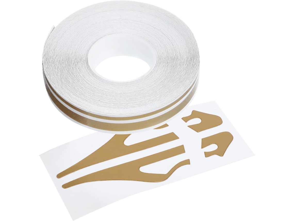 Adesivo De Papel Dourado Divertido Para Carro, Decoração Sólida Com E