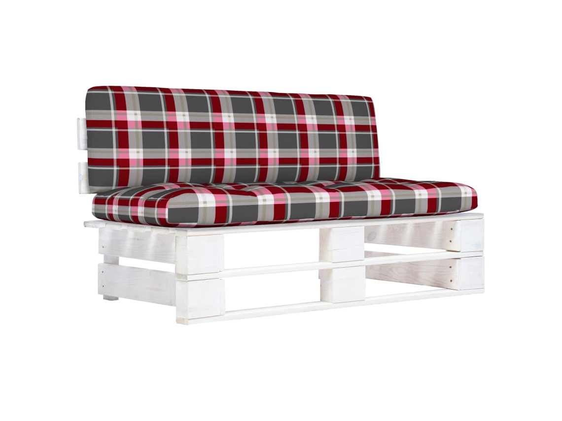 Pallet Middle Sofa, Pallet Middle Sofas Vidaxl Branco Madeira De Pinho (n/a)