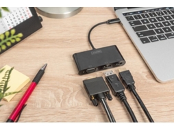 Digitus Da-70859 Hub de Interface Usb 3.2 Gen 1 3.1 Gen 1 Type-C