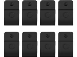 Bestyash Conjunto de 8 Clipes Decorativos para Tapeçaria Quarto, Clipes Plásticos para Penduração, Suportes