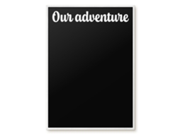 Magnetic Glass Board Our Adventure For The Hall Espelharte (70x100 Cm)