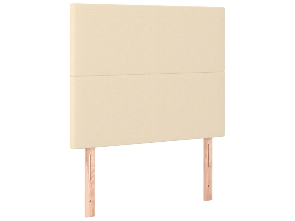 Cabeceira Creme 90x5x118/128 Cm Tecido MAISON EXCLUSIVE