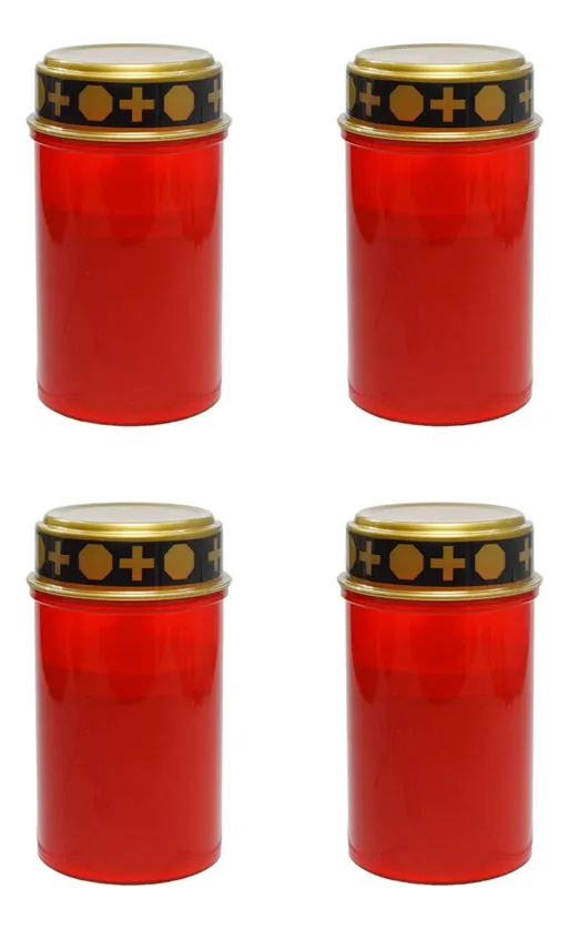 Velas Solares Para Cemitério W, Pacote Com 4, Comvayotoy