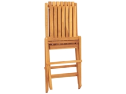 Maison Exclusive - Cadeiras De Jardim Dobráveis 6 Pcs 47x47x89 Cm Teca Maciça