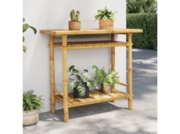 Vidaxl Mesa Consola 90x37x75 Cm Bambu