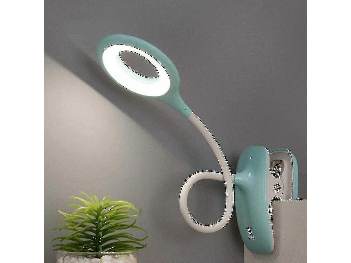 Luz De Leitura Led Com Clipe E Intensidade Regulável Para Proteção Dos Olhos. Uso Em Mesas De Trabalho. Nostalgia88